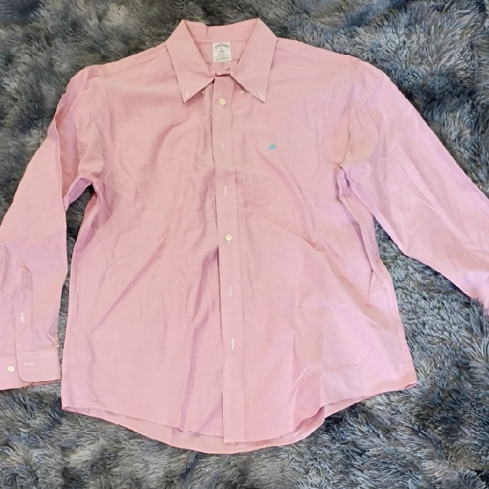 Brooks Brothers Light Pink Casual Button Down Shirt